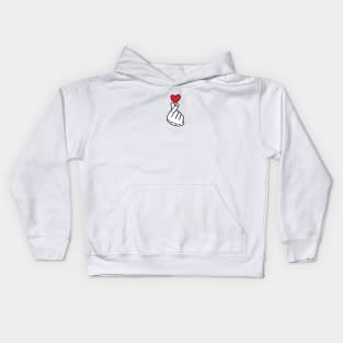 Korean Love Symbol Kids Hoodie